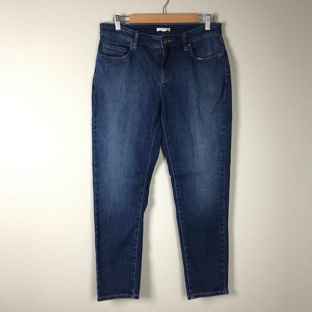 Eileen Fisher Mid Rise Blue Jean Size 8